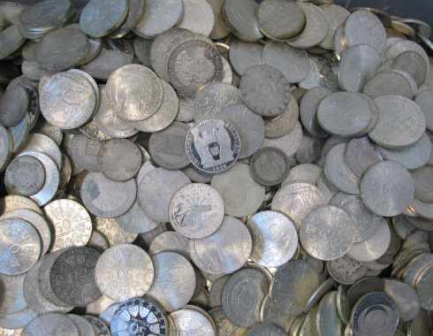 Silber Ankauf Wie viel sind alte Silbermünze wert? Silberankauf von Münzen