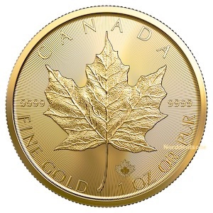 Gold Anlagemünzen>999 Bullion Münzen maple Leaf